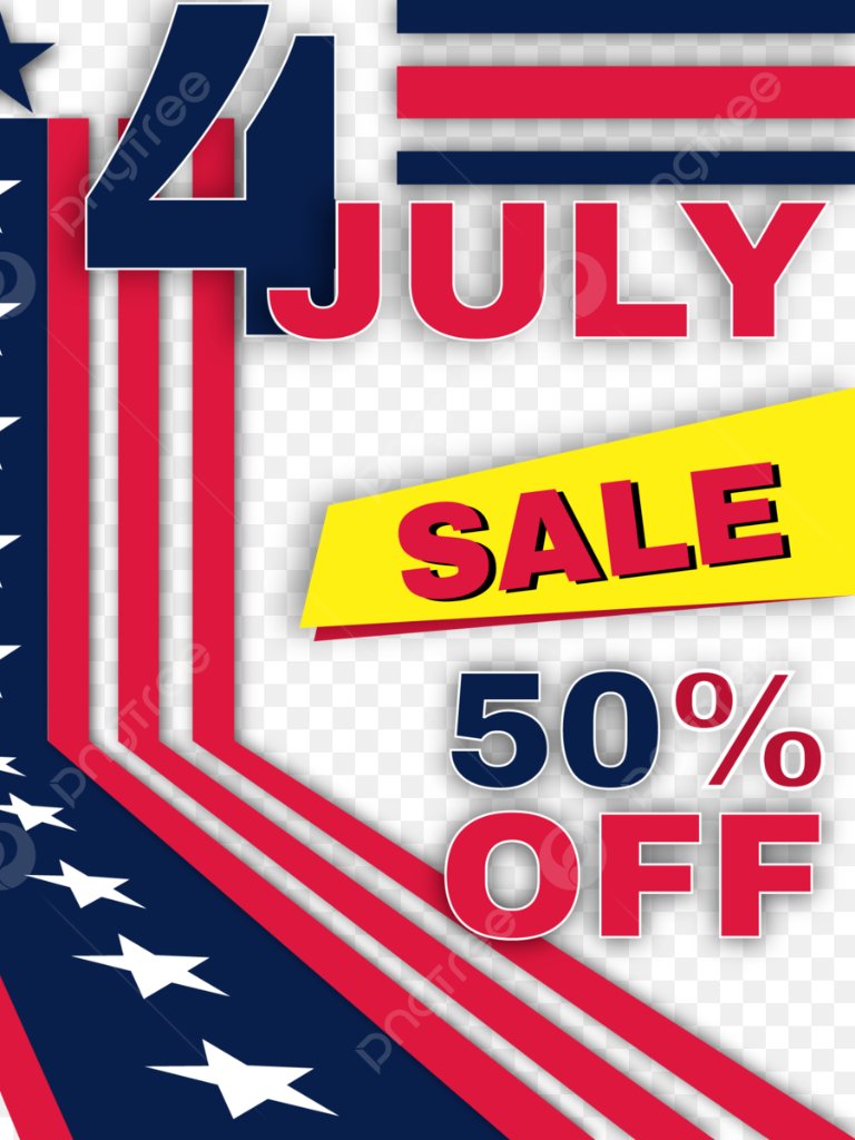 50% Off 4th Of July Sale